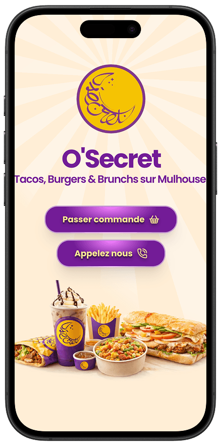 O-Secret website screenshot